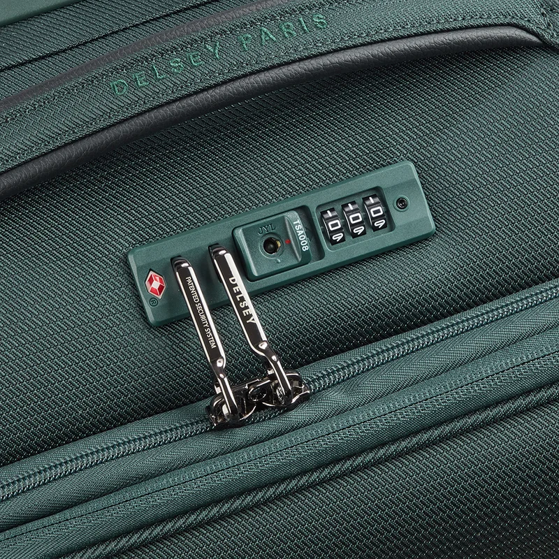 DELSEY Paris  montmartre 3.0, 55 cm 4 double wheeled expandable cabin trolley case - pine  | Best Price UAE